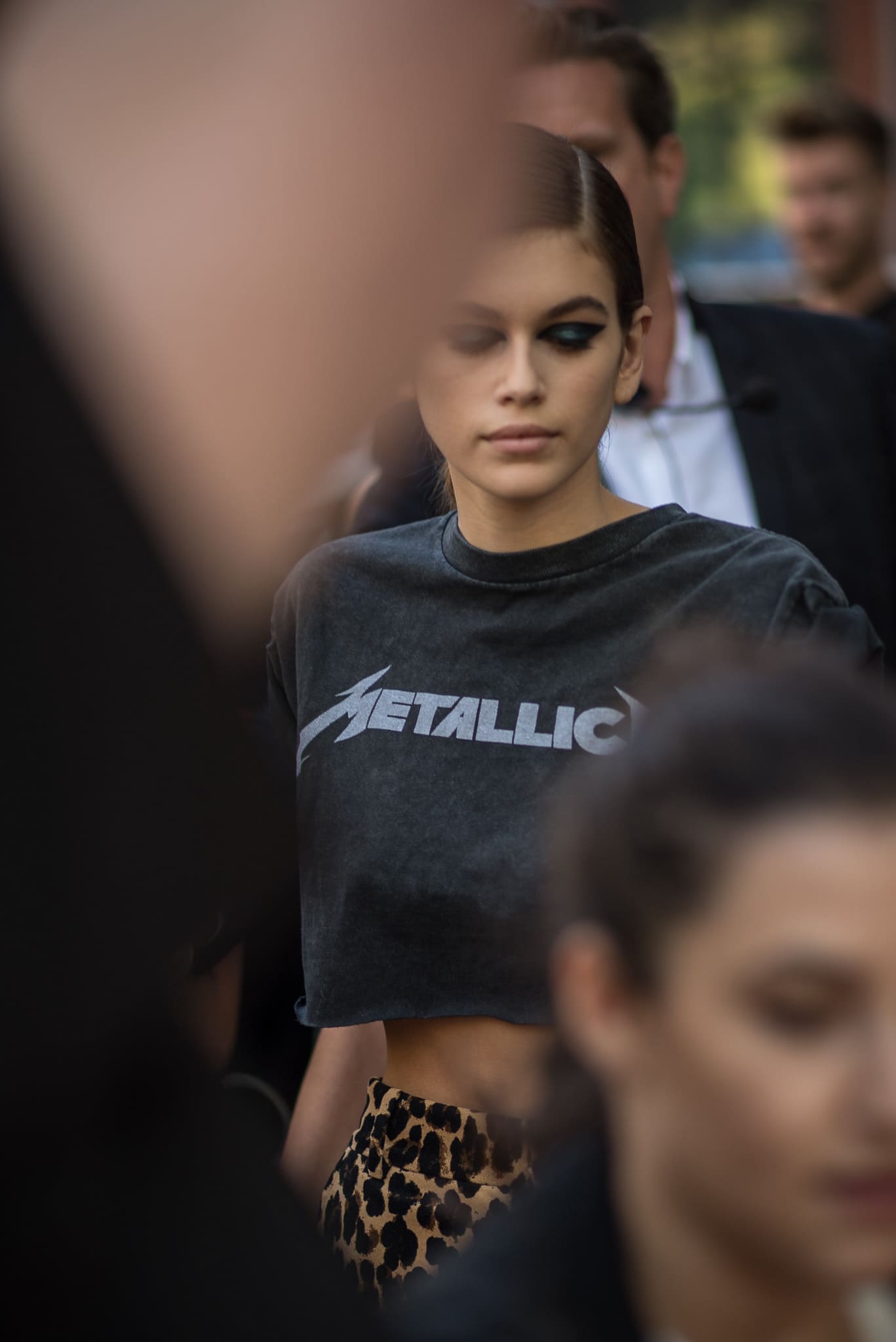 Kaia Gerber Model Fendi Milan Fashion Week Women's SS18