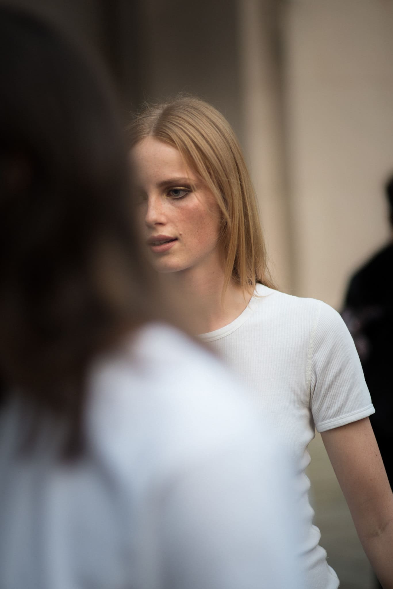 Rianne Van Rompaey Model Versace Milan Fashion Week Women's SS18