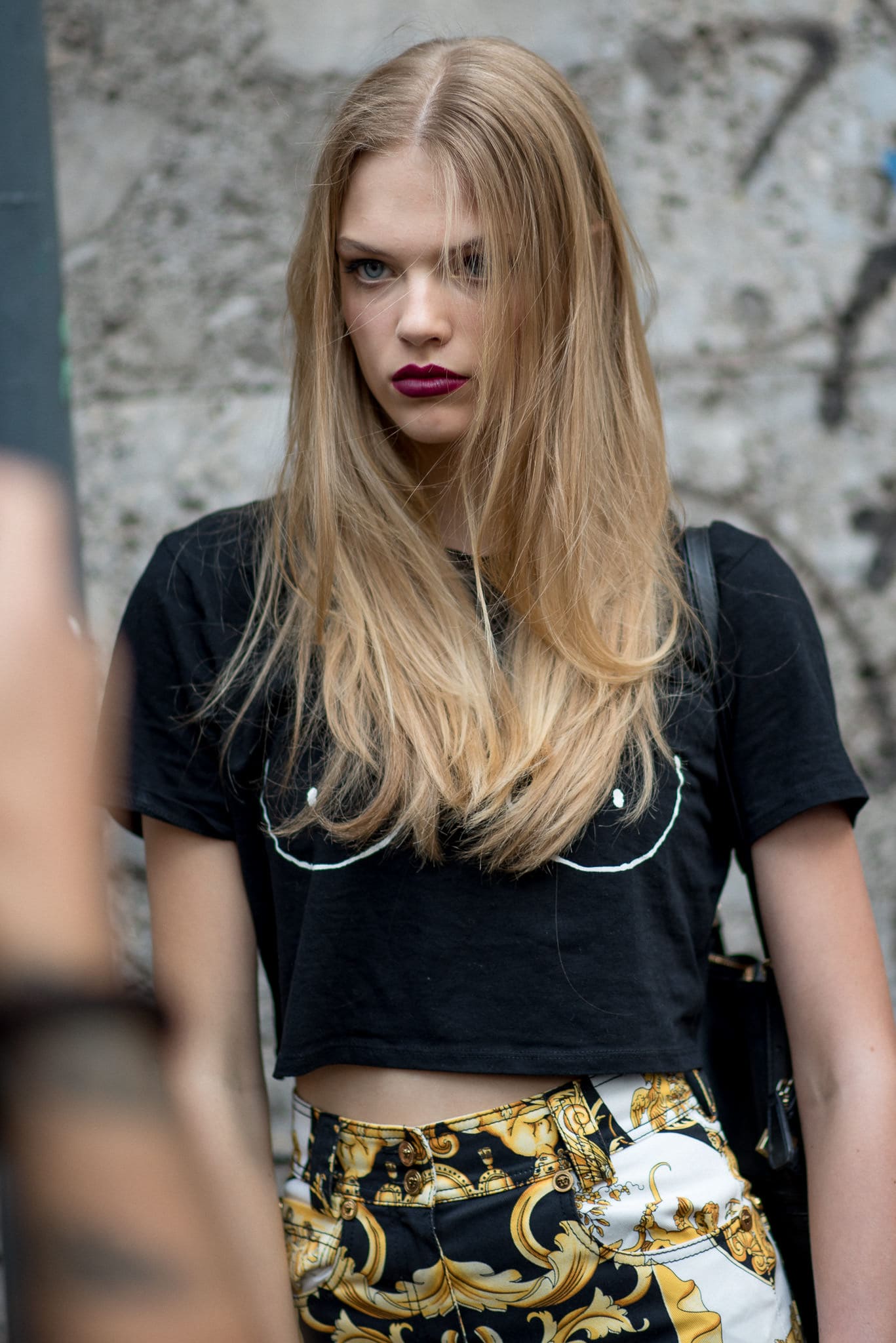 Models Chané Husselmann Dolce & Gabbana Milan Fashion Week Women's SS18