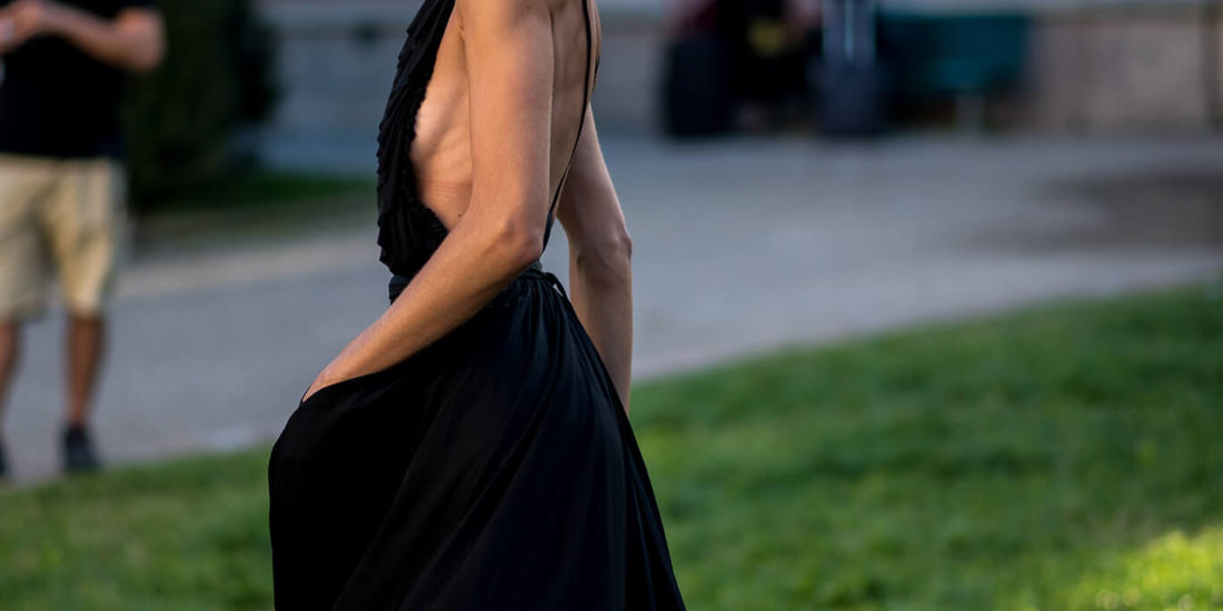 Models Izabel Goulart Alberta Ferretti Milan Fashion Week Women's SS18