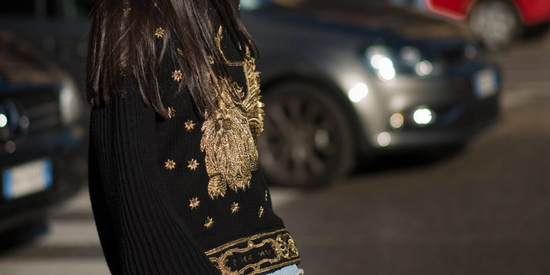 Gilda Ambrosio at Alberta Ferreti Milan Fashion Week Women's SS18